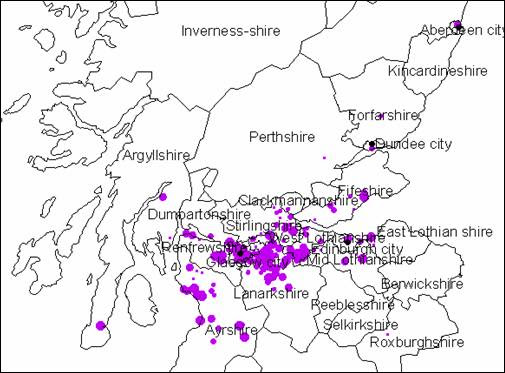 Lodges, Central Scotland,