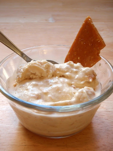 Toasted Coconut Ice Cream with Sesame Brittle and Crystallized Ginger