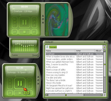 M-Pad Media Windows Media Player skin