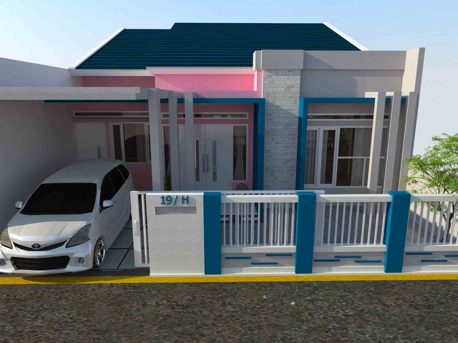 Warna Cat Eksterior Rumah Minimalis Eksterior Rumah 1908