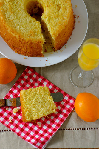 Orange chiffon cake