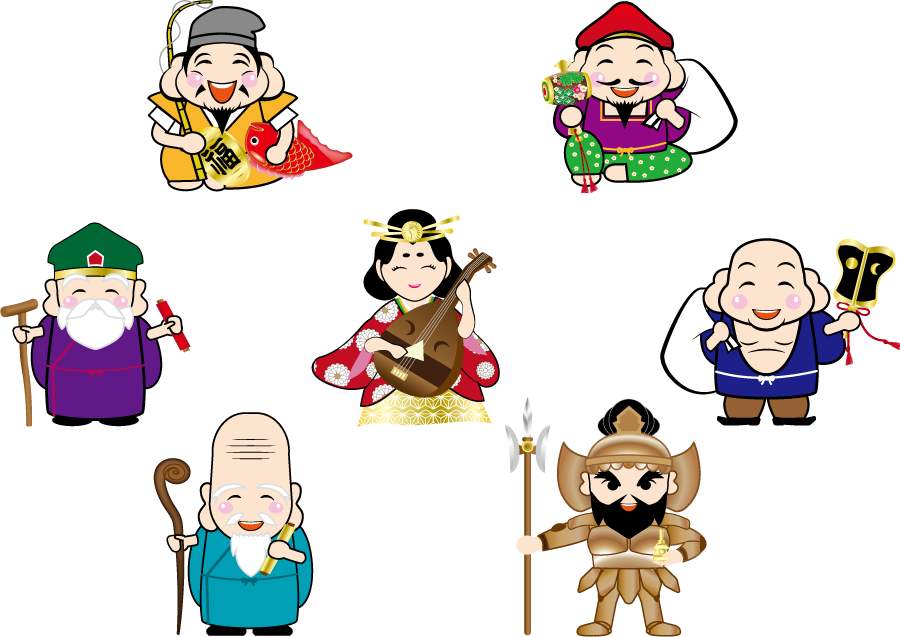 フリーイラスト 七福神でアハ体験 Gahag 著作権フリー写真 イラスト素材集