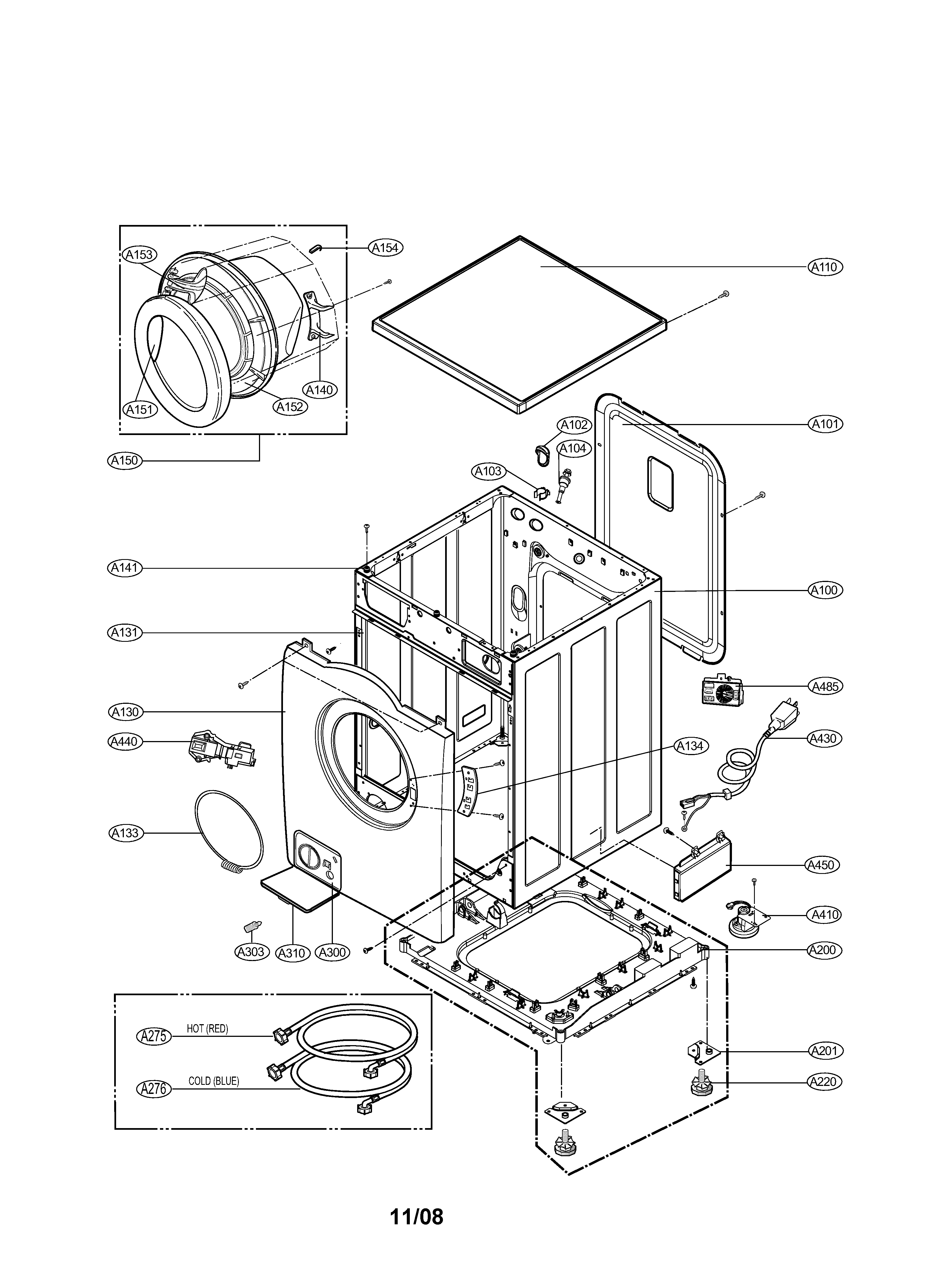 31 Lg Front Load Washer Parts Diagram - Wiring Diagram List
