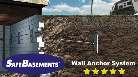 safebasements wall anchors foundation repair youtube