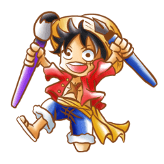 One Piece ペイントアイコンスタンプ Lineスタンプ N E