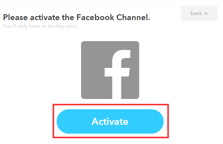 facebook activate