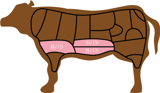 カルビとは どこの部位 結局なんなの の疑問を解決します 肉のみやび 仙台牛の通販 お取り寄せなら 最高級牛肉a5ランク