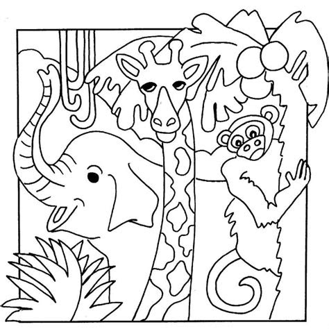 Jungle scene coloring page from category. jungle coloring pages best coloring pages for kids