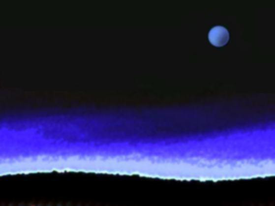 どこでもイラスト ドア 夜空の月 イラスト 無料 壁紙