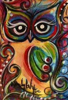 owl painting #tryingsubduedcolors