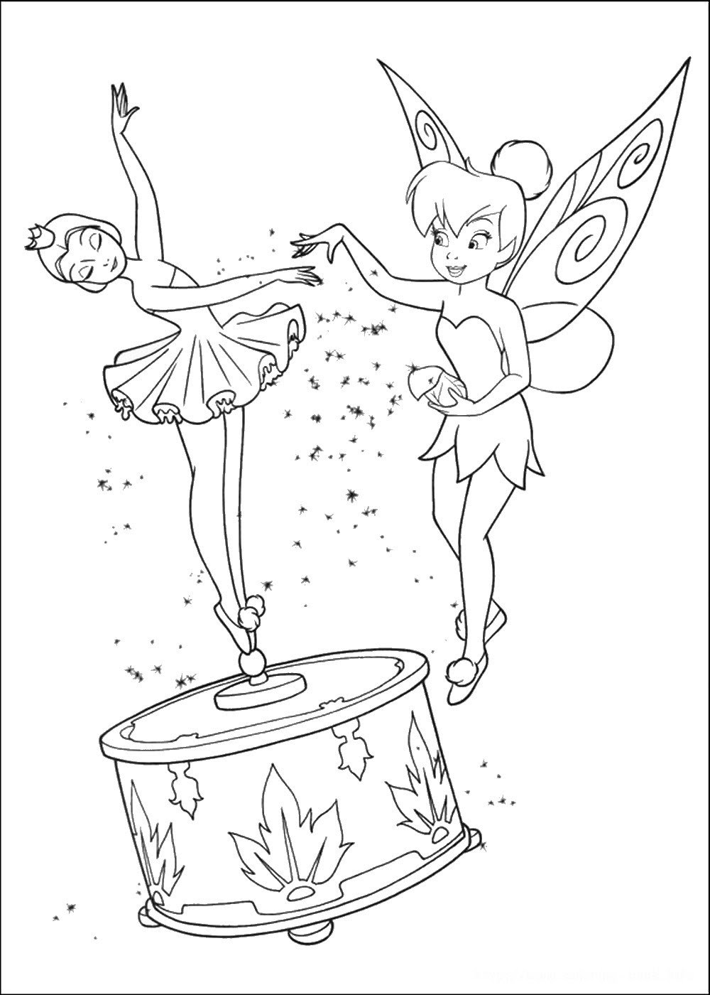 Tinkerbell Coloring Pages