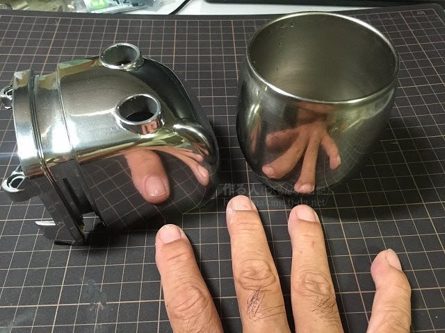 まるで塗れるメッキ メッキ調塗料 プラッカ の塗装実験 作る人 つくるんちゅ 日記
