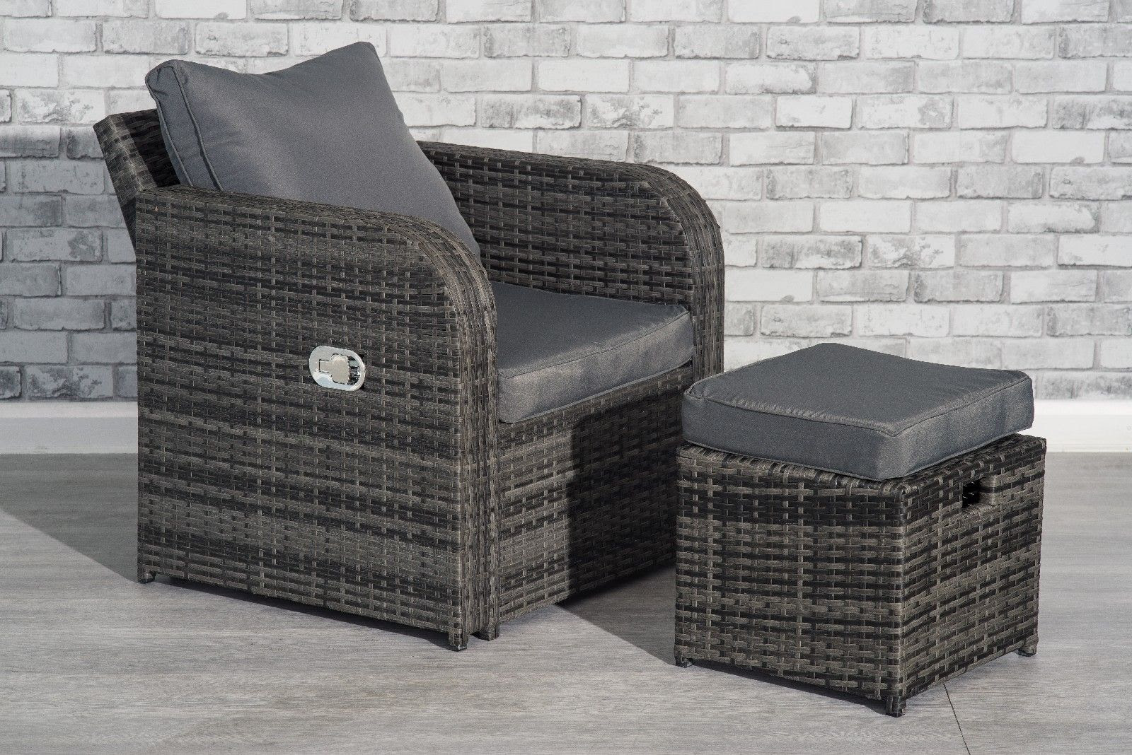 Grey Rattan Recliner Off 62