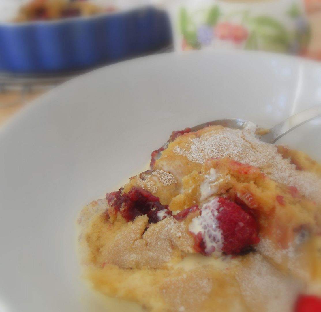 Berry and White Chocolate Pudding