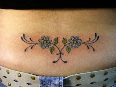 Lower back and tribal temporary tattoos, upper back tattoos, belly tattoos, 