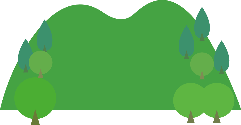 山イラスト 四季 夏山 桜や紅葉の山 雪山 可愛い無料イラスト素材集