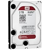 WD Red 2 TB NAS Hard Drive: 3.5 Inch, SATA III, 64 MB Cache - WD20EFRX