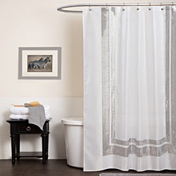 Bed frame curtains (hotel style pattern) | Studio | Pinterest