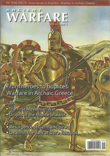 Δημοσίευση Μελέτης στο Περιοδικό "ANCIENT WARFARE MAGAZINE " , Απρίλιος 2012