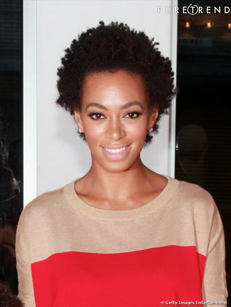 Coiffure afro court