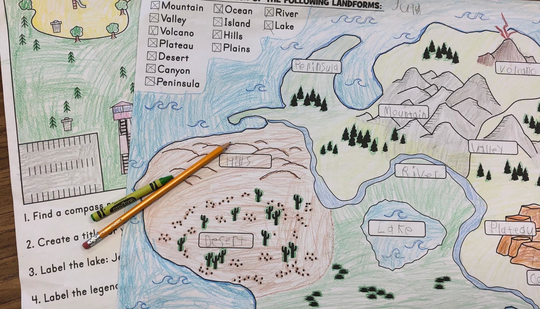 Project Based Learning with Landforms | Fun365