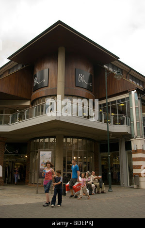 Shoppers outside British Home Stores shop in Cornwall ...