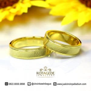  Cincin  Kawin  Couple Emas Kuning Simple  Berkualitas dan 