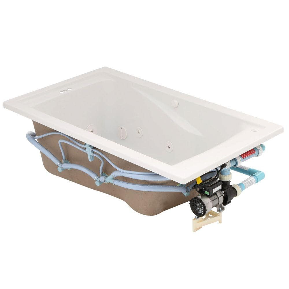 American Standard Evolution 5 ft. Whirlpool Tub with ...