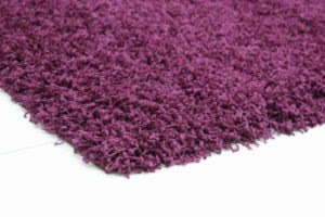 Hochflor Teppich Shaggy Langflor Funky lila 133x190 cm