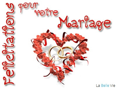 Felicitation Pour Votre Mariage