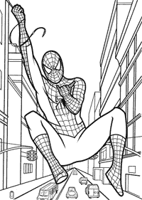 Harry Potter Coloring Pages on Spiderman Coloring Pages  Printable Spiderman Coloring Page