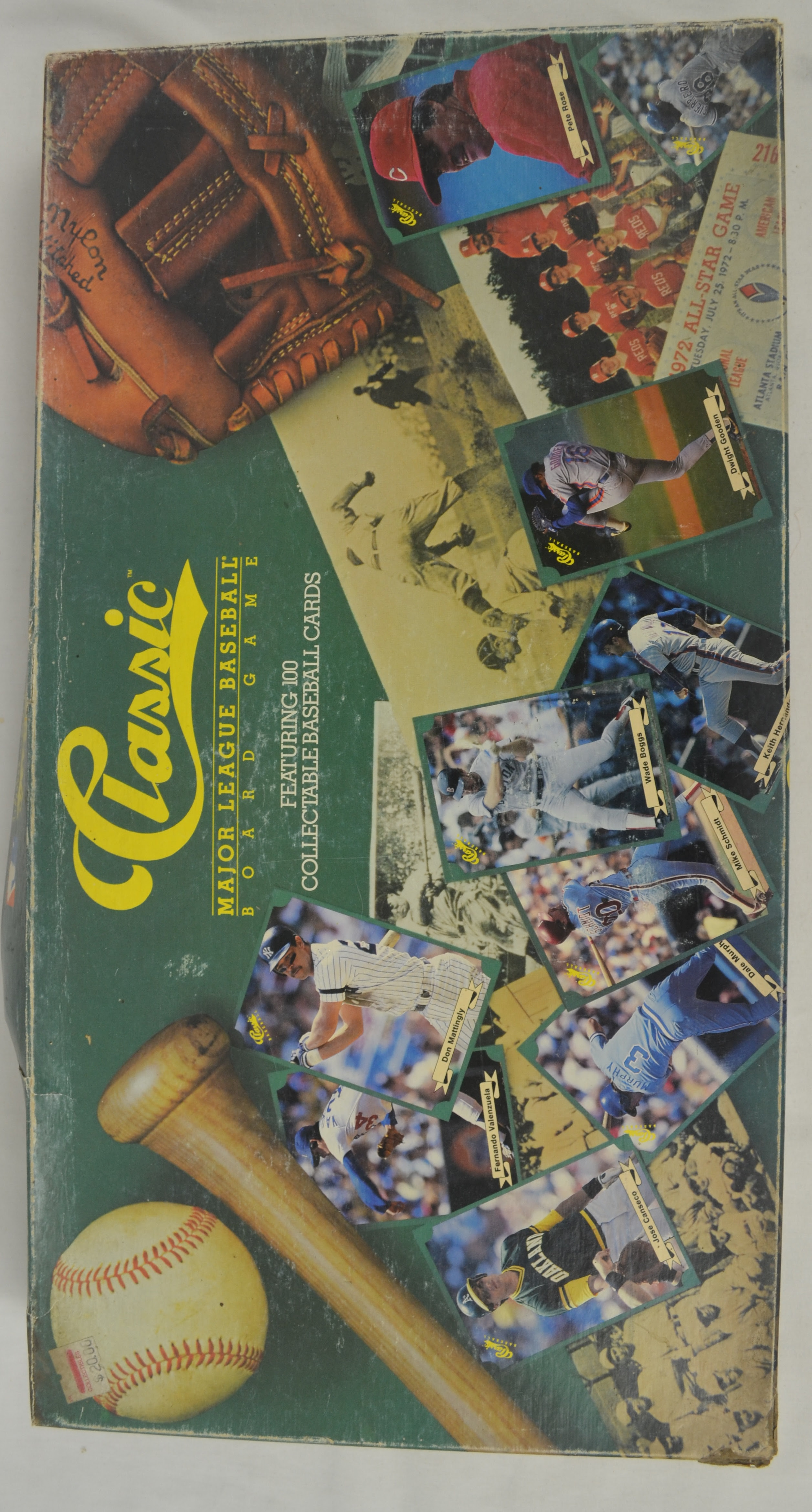 Lot Detail Classic 1987 Baseball Board Game w/100 Card