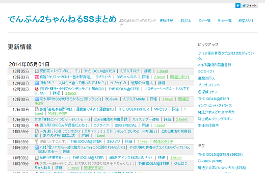 Ssまとめのアンテナサイトのまとめ めめんと