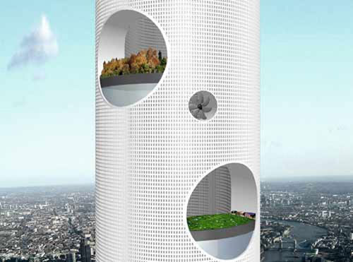 mile high tower outline