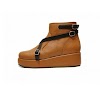 Sepatu custom Boots Wanita trendy desain Hunter Wedge Pump untuk kantor kerja kuliah traveling