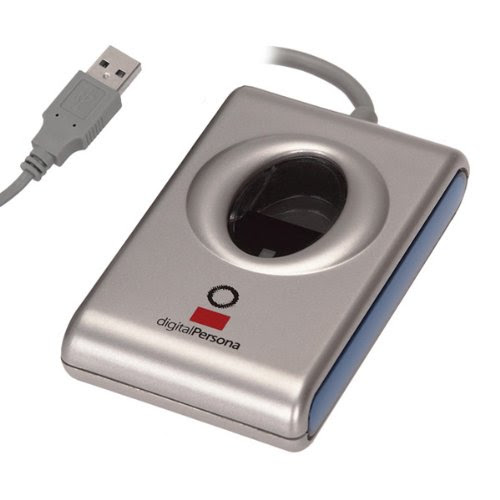 Raceka Digital Persona Small Size Excellent Image Quality Fingerprint Reader USB Biometric Fingerprint Scanner Uru4000 for Home, Office, Prisons, Airports, Public Security, Atm, POS Terminals, Police, By Koolertron