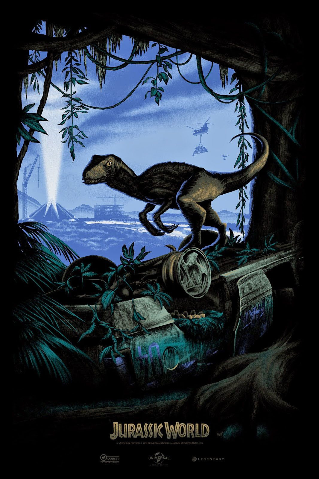 Jurassic World Poster by Mark Englert to be Distributed at ...