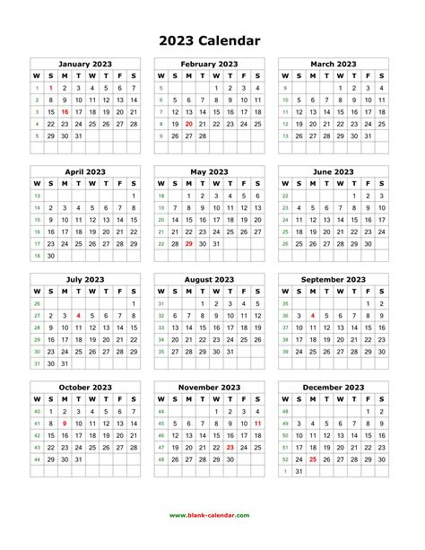 This yearly calendar has 12 months on one page and also included usa federal holidays, observances at the right of it. download blank calendar 2023 12 months on one page vertical