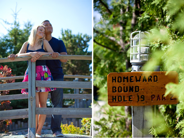 a mini putt engagement
