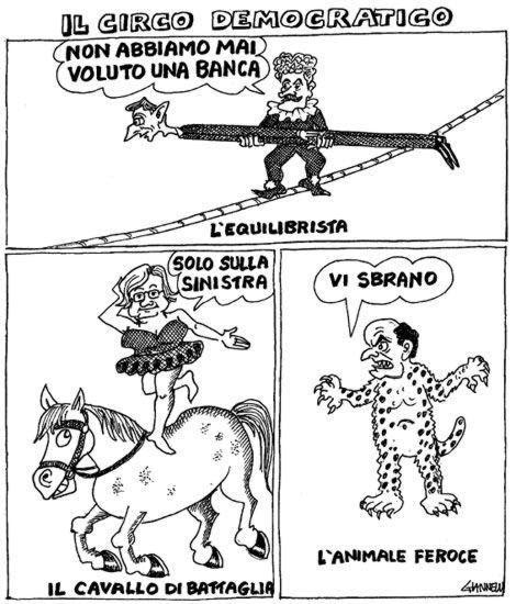 La vignetta di Giannelli - Dal Corriere della Sera di lunedì 28 gennaio 2013
