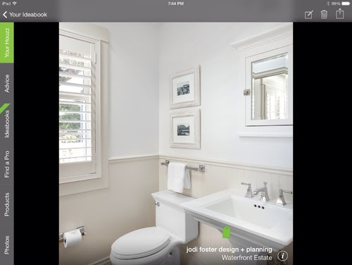 How high up wall for chair rail in bathroom.