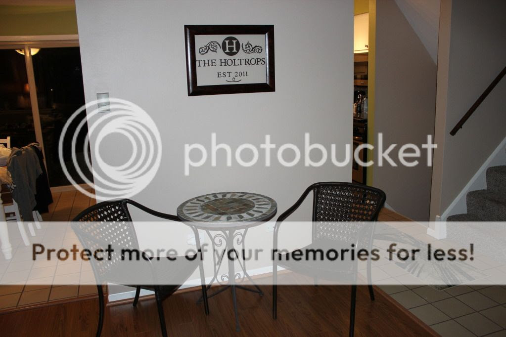 Indoor bistro set