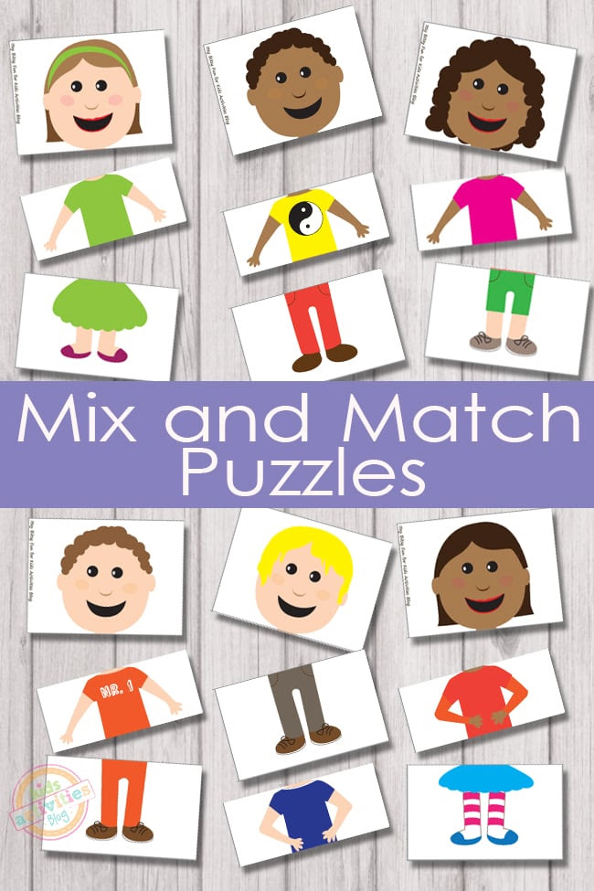 Mix and Match Puzzles