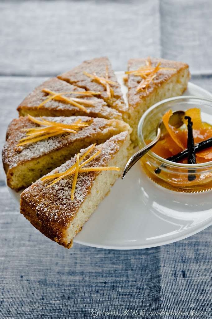 Orange Vanilla Semolina Cake (0019) by Meeta K Wolff