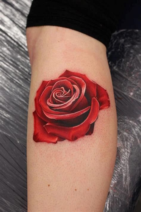 tattoo red rose artist michelle maddison amazing