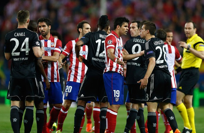 Atlético de Madri x Chelsea (Foto: AP)
