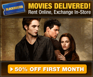 Sign Up With Blockbuster, Get 50% Off First Month.