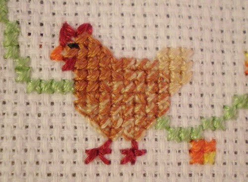 Cross Stitch Chicken