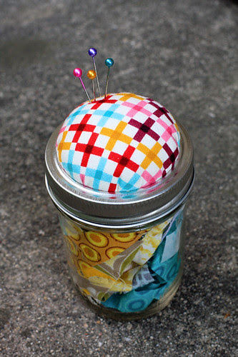 Pincushion Jar by jenib320