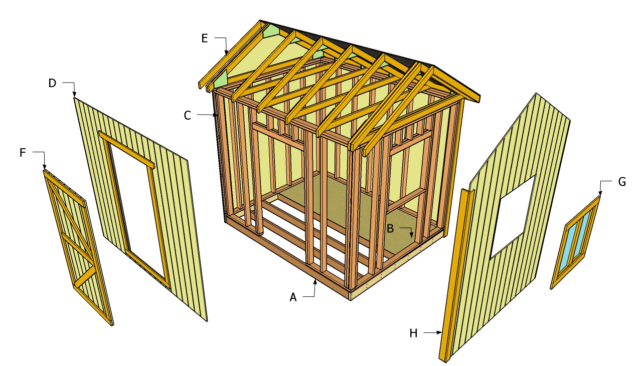 Free Storage Shed Building Plans | Shed Blueprints